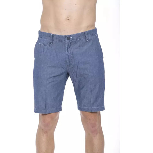 Armata Di Mare Chic Nautical Blue Bermuda Shorts Armata Di Mare Slate Gray