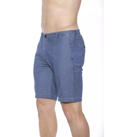 Armata Di Mare Chic Nautical Blue Bermuda Shorts Armata Di Mare Slate Gray