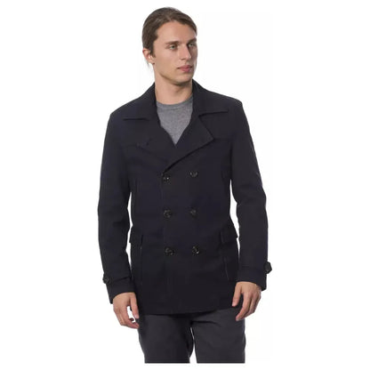 Verri Blue Cotton Blazer 1728,67465543840,Blazers - Men - Clothing,Blue,Clothing,Coats - Jackets & Coats - Clothing,IT54 | XXL,Jackets & Coats - Clothing,Men,Men - Clothing,New with tags,Verri