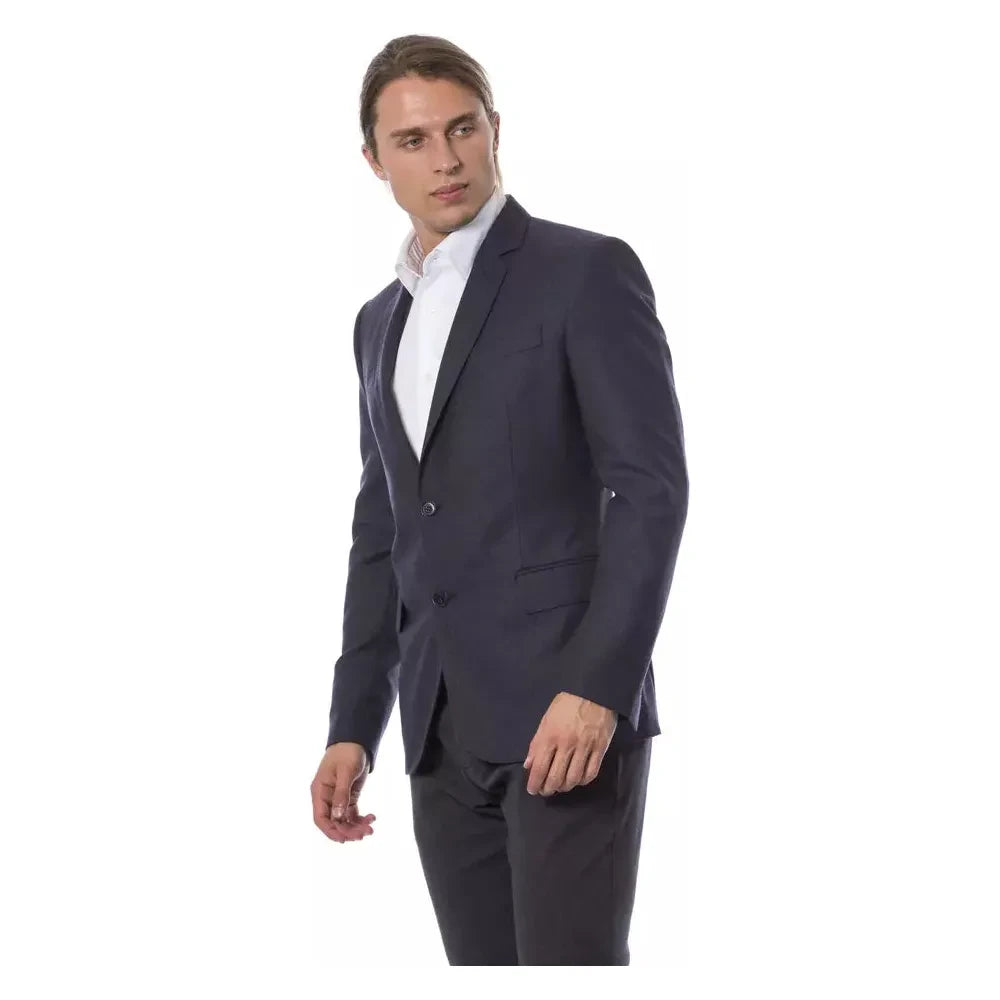 Verri Blue Virgin Wool Blazer 1728,67465543840,Blazers - Men - Clothing,Blazers - Suits & Blazers - Clothing,Blue,Clothing,IT50 | L,Men,Men - Clothing,New with tags,Suits & Blazers - Clothing,Verri