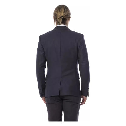 Verri Blue Virgin Wool Blazer 1728,67465543840,Blazers - Men - Clothing,Blazers - Suits & Blazers - Clothing,Blue,Clothing,IT50 | L,Men,Men - Clothing,New with tags,Suits & Blazers - Clothing,Verri