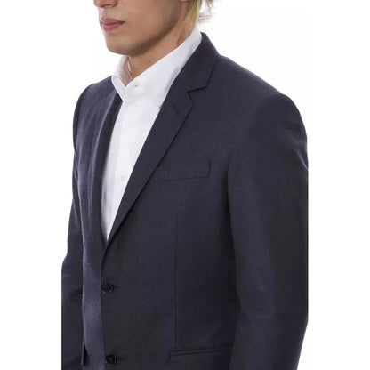 Verri Blue Virgin Wool Blazer 1728,67465543840,Blazers - Men - Clothing,Blazers - Suits & Blazers - Clothing,Blue,Clothing,IT50 | L,Men,Men - Clothing,New with tags,Suits & Blazers - Clothing,Verri