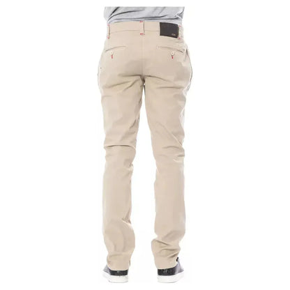 Verri Beige Cotton Men Chino Pant