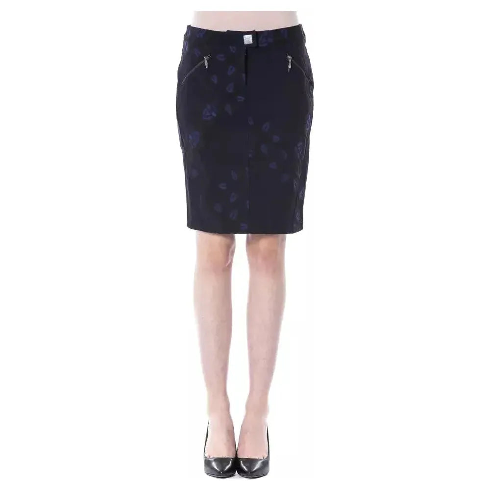 BYBLOS Blue Cotton Women Skirt 1728,67345744032,Blue,BYBLOS,Clothing,IT42|M,IT44|L,IT46|XL,Mini - Skirts - Clothing,New with tags,Skirts - Clothing,Skirts - Women - Clothing,Women,Women - Clothing