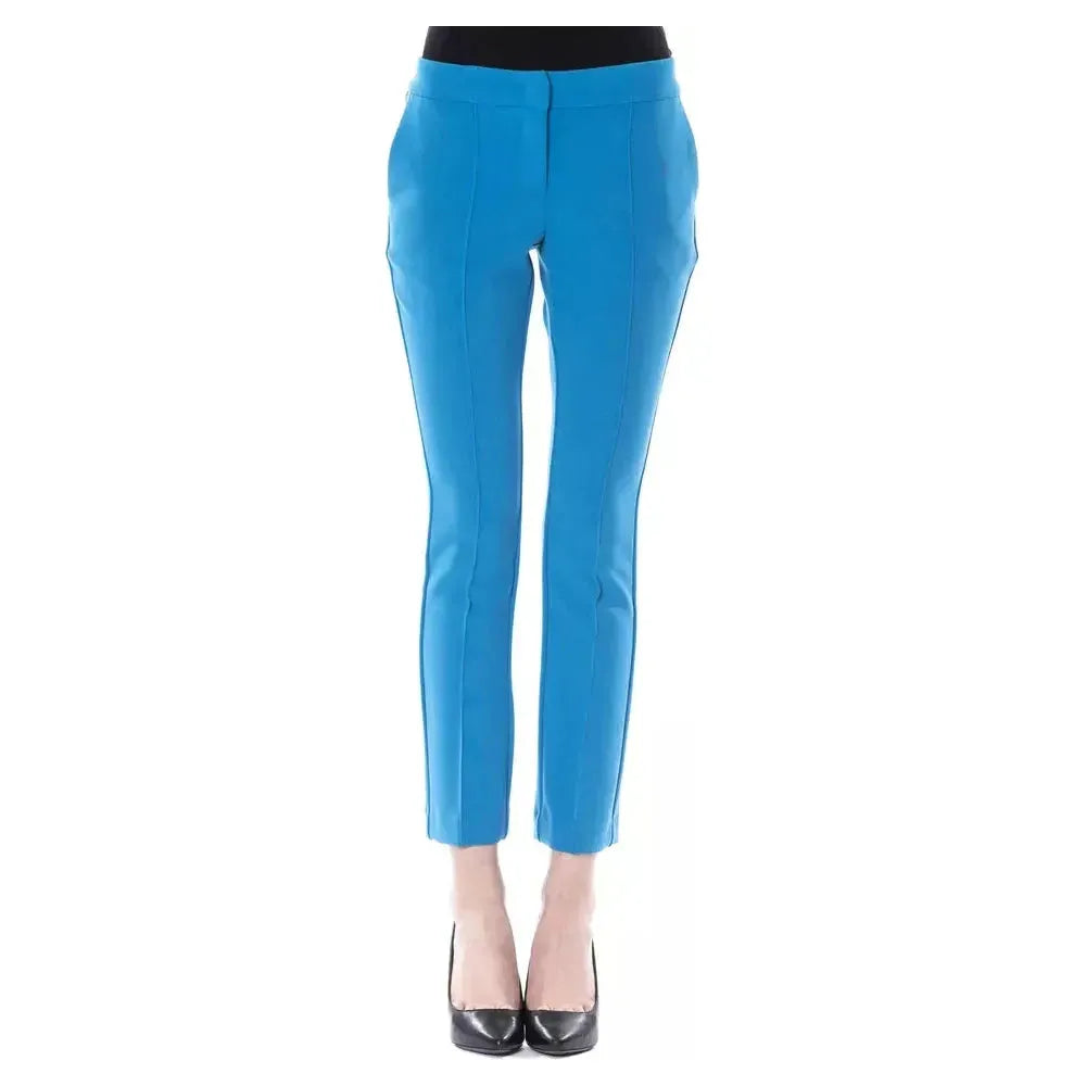 BYBLOS Light Blue Polyester Women Skinny Pant 1728,67345744032,BYBLOS,Clothing,IT38 | XS,IT40|S,Jeans & Pants - Women - Clothing,Light Blue,New with tags,Pants - Clothing,Skinny Pants - Pants - Clothing,Women,Women - Clothing