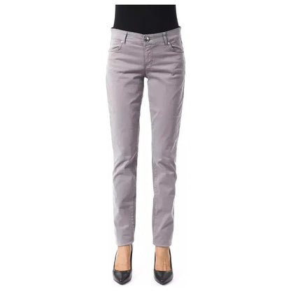 BYBLOS Gray Cotton Women's Pant 1728,67345744032,BYBLOS,Clothing,Gray,Jeans & Pants - Women - Clothing,New with tags,Pants - Clothing,W30,W31,Women,Women - Clothing