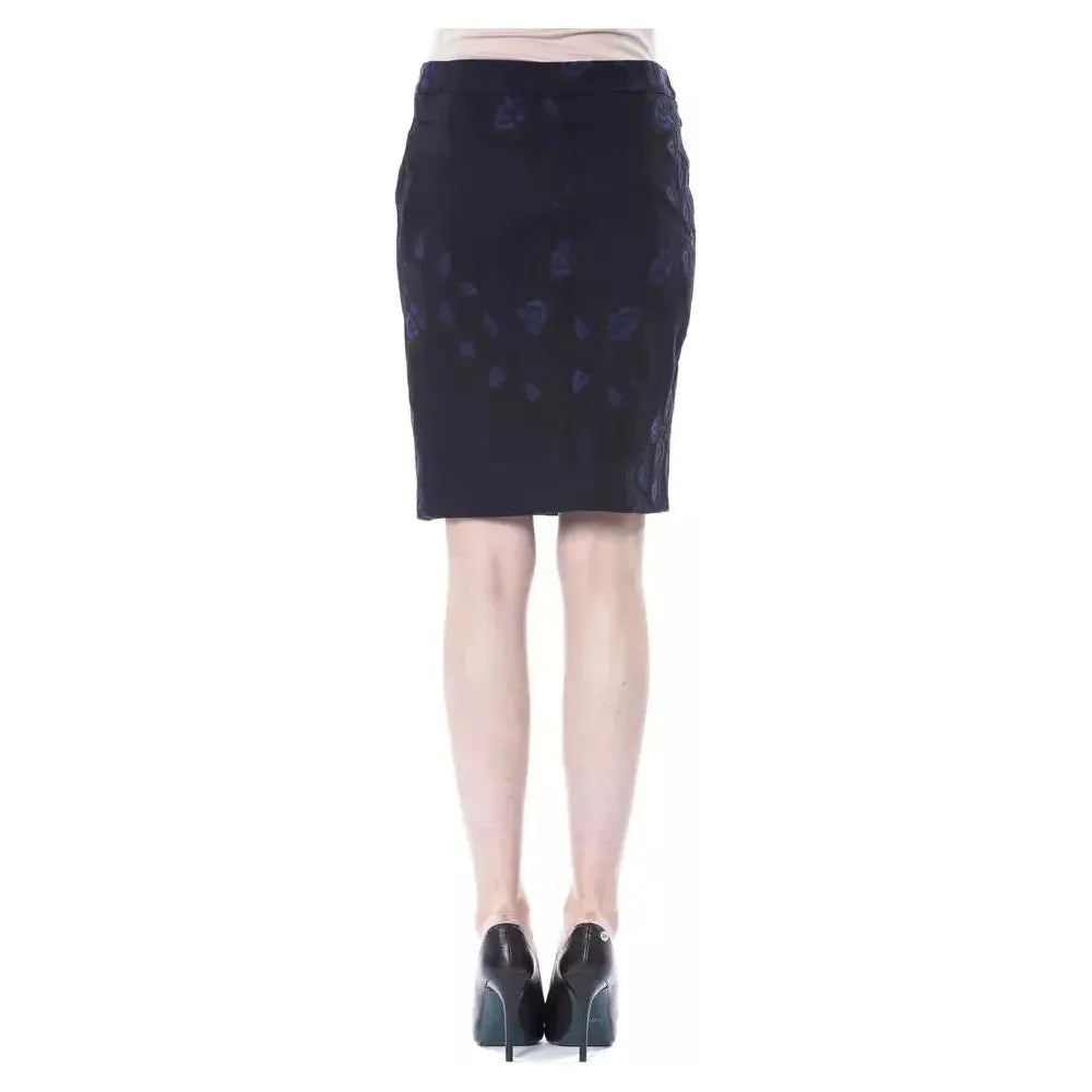 BYBLOS Blue Cotton Women Skirt 1728,67345744032,Blue,BYBLOS,Clothing,IT42|M,IT44|L,IT46|XL,Mini - Skirts - Clothing,New with tags,Skirts - Clothing,Skirts - Women - Clothing,Women,Women - Clothing