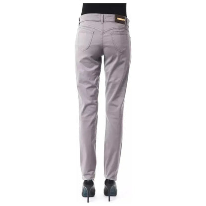 BYBLOS Gray Cotton Women's Pant 1728,67345744032,BYBLOS,Clothing,Gray,Jeans & Pants - Women - Clothing,New with tags,Pants - Clothing,W30,W31,Women,Women - Clothing