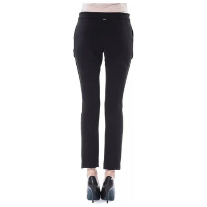 BYBLOS Black Marabou Women Pants 1728,67345744032,Black,BYBLOS,Casual Pants - Pants - Clothing,Clothing,IT40|S,Jeans & Pants - Women - Clothing,New with tags,Pants - Clothing,Women,Women - Clothing