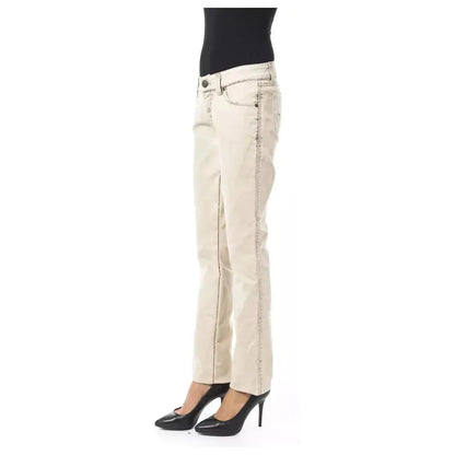 BYBLOS Beige Cotton Women Jeans 1728,67345744032,Beige,BYBLOS,Clothing,Jeans & Pants - Women - Clothing,Jeans Denim - Clothing,New with tags,Slim Fit Jeans - Jeans Denim - Clothing,W26,W30,Women,Women - Clothing