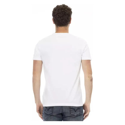 Trussardi Action White Cotton T-Shirt Trussardi Action