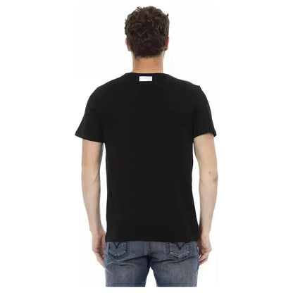 Bikkembergs Black Cotton Men T-Shirt