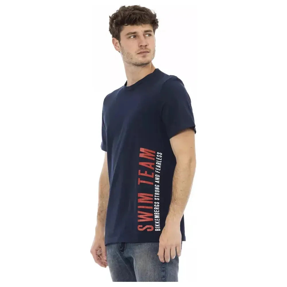Bikkembergs Black Cotton Men T-Shirt
