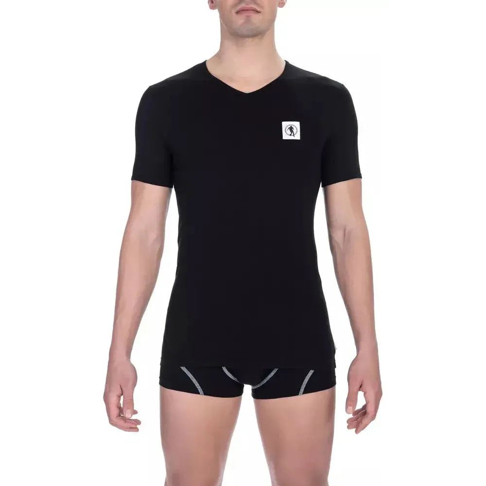 Bikkembergs Black Cotton Men's T-Shirt 1728,67345744032,Bikkembergs,Black,Clothing,Men,Men - Clothing,New with tags,S,T-Shirts - Clothing,T-Shirts - Men - Clothing,T-Shirts - T-Shirts - Clothing