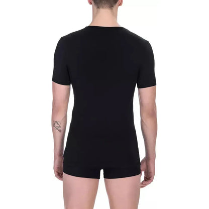 Bikkembergs Black Cotton Men's T-Shirt 1728,67345744032,Bikkembergs,Black,Clothing,Men,Men - Clothing,New with tags,S,T-Shirts - Clothing,T-Shirts - Men - Clothing,T-Shirts - T-Shirts - Clothing
