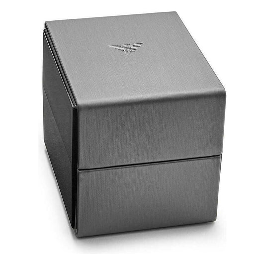 Emporio Armani Elegant Bordeaux Leather Watch for Women Emporio Armani Dim Gray