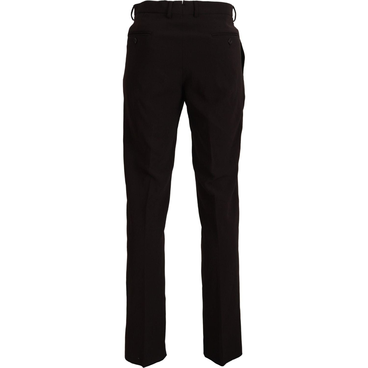BENCIVENGA Brown Straight Fit Formal Men Pants