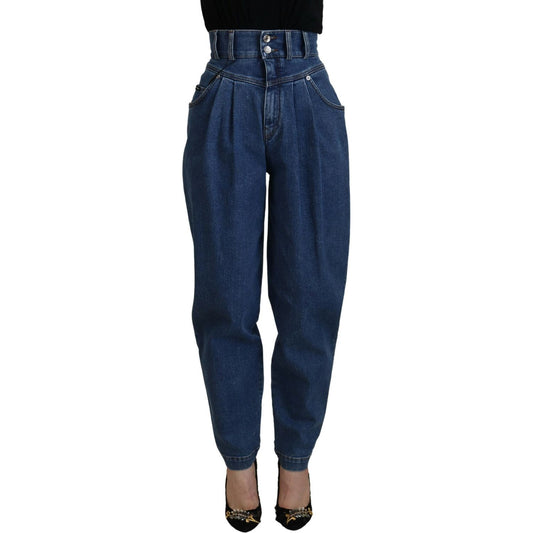 Dolce & Gabbana Elegant High Waist Blue Jeans Dolce & Gabbana Dark Slate Gray