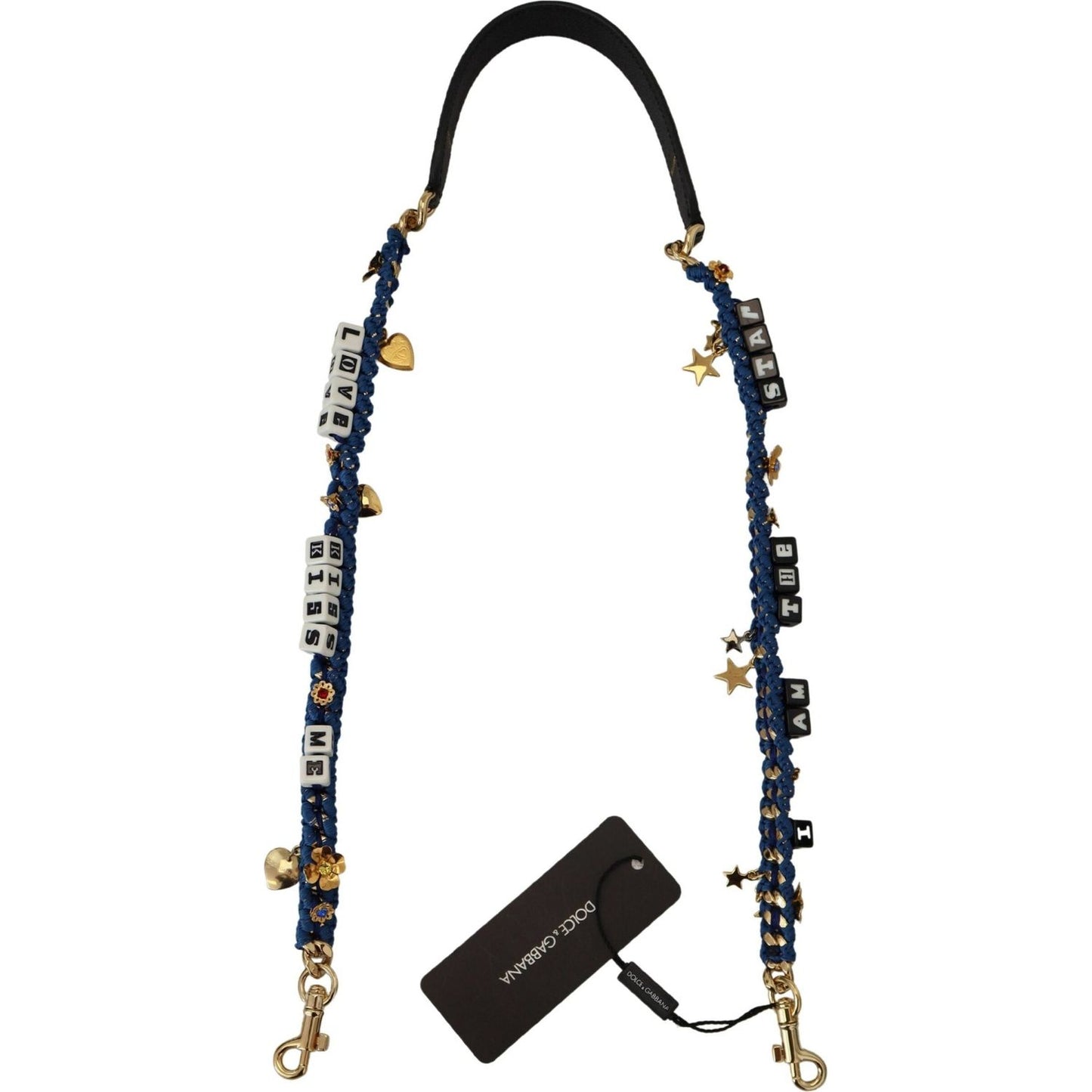 Dolce & Gabbana Multicolor Embellished Bag Shoulder Strap Dolce & Gabbana