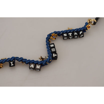 Dolce & Gabbana Multicolor Embellished Bag Shoulder Strap Dolce & Gabbana