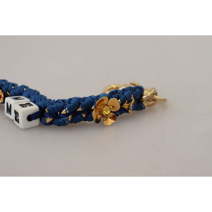 Dolce & Gabbana Multicolor Embellished Bag Shoulder Strap Dolce & Gabbana