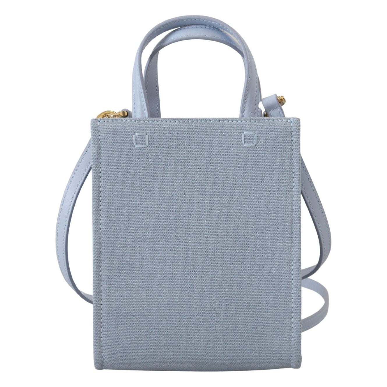 Givenchy Blue Coated Canvas Vertical Cloud Mini Shoulder Bag