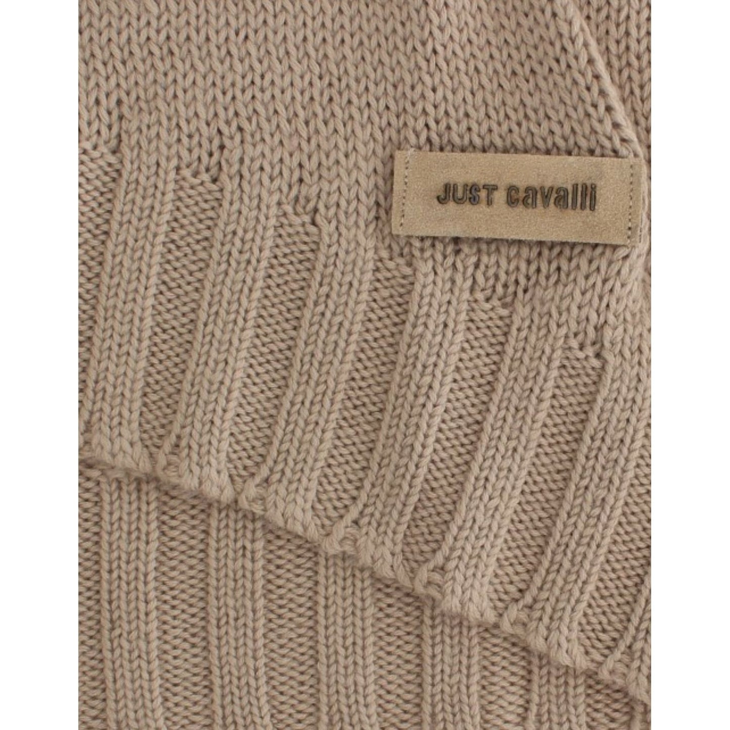 Cavalli Beige knitted wool sweater 1728,50% Acrylic,67345645728,Beige,Cavalli,Clothing,IT38|XS,IT42|M,IT44|L,Material: 50% Wool,New with tags,Sweaters - Clothing,Sweaters - Women - Clothing,Sweatshirts - Sweaters - Clothing,Women,Women - Clothing