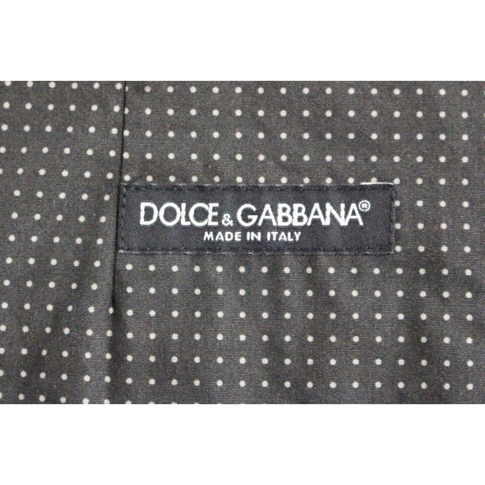 Dolce & Gabbana Gray Polka Dot Dress Vest Gilet Weste GSS15107-1