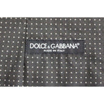 Dolce & Gabbana Gray Polka Dot Dress Vest Gilet Weste GSS15107-1
