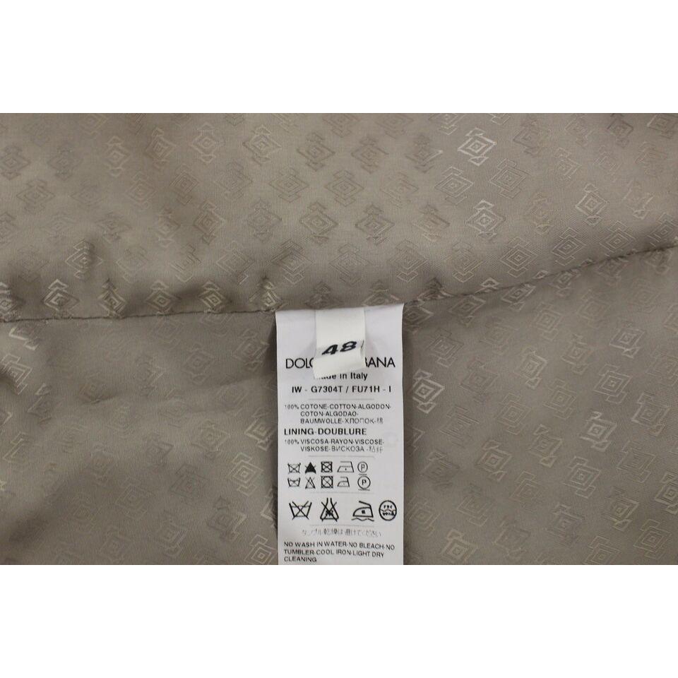 Dolce & Gabbana Black Cotton Dress Vest Blazer Jacket Dolce & Gabbana