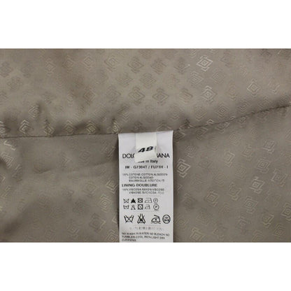 Dolce & Gabbana Black Cotton Dress Vest Blazer Jacket Dolce & Gabbana