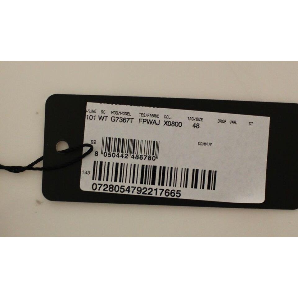 Dolce & Gabbana Blue Cotton Stretch Dress Vest Blazer Dolce & Gabbana