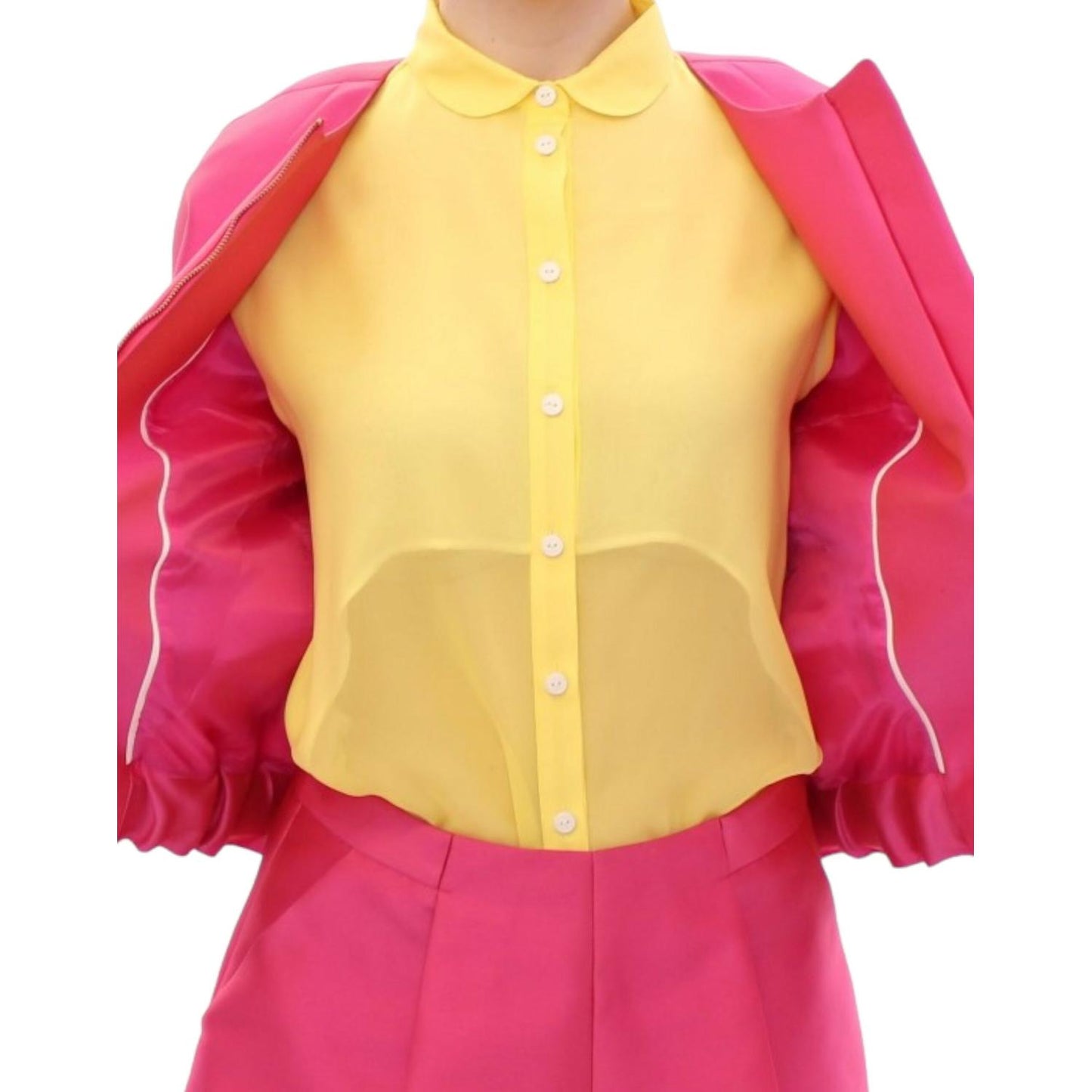 CO|TE Pink silk blend jacket 1728,18% Silk,67345645728,Clothing,Coats - Jackets & Coats - Clothing,CO|TE,IT40|S,Jackets & Coats - Clothing,Jackets & Coats - Women - Clothing,Material: 82% Polyester,New with tags,Pink,Women,Women - Clothing