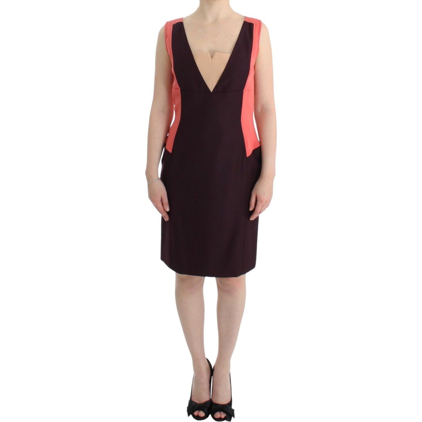 CO|TE Multicolor Plando pencil dress 1728,67345645728,Clothing,CO|TE,Dresses - Clothing,Dresses - Women - Clothing,IT44|L,Material: 100% Polyester,Midi - Dresses - Clothing,Multicolor,New with tags,Sleeveless - Dresses - Clothing,Women,Women - Clothing