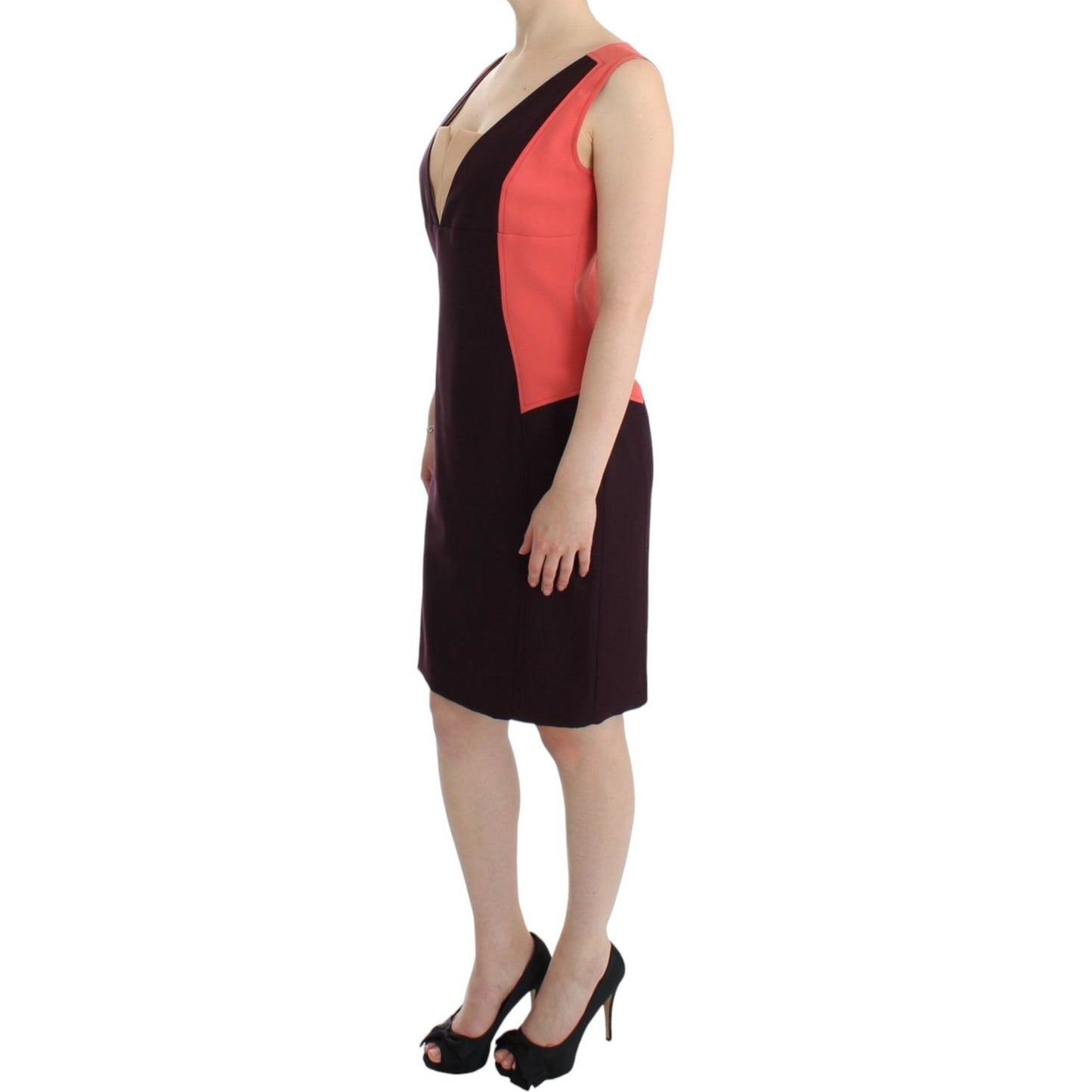 CO|TE Multicolor Plando pencil dress 1728,67345645728,Clothing,CO|TE,Dresses - Clothing,Dresses - Women - Clothing,IT44|L,Material: 100% Polyester,Midi - Dresses - Clothing,Multicolor,New with tags,Sleeveless - Dresses - Clothing,Women,Women - Clothing