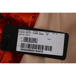 Dolce & Gabbana Orange Floral Ricamo Sheath Long Dress SIG60563-1