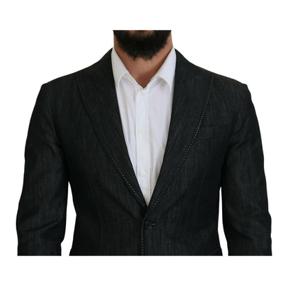 Dsquared² Black Cotton Single Breasted 2 Piece MIAMI Suit