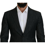 Dsquared² Black Cotton Single Breasted 2 Piece MIAMI Suit Dsquared² Black