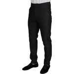Dsquared² Black Cotton Single Breasted 2 Piece MIAMI Suit Dsquared² Black
