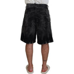 Dsquared² Gray Cotton Corduroy Bermuda Shorts Dsquared² Dark Gray