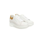 Cerruti 1881 White Leather Women Sneaker Cerruti 1881 Beige