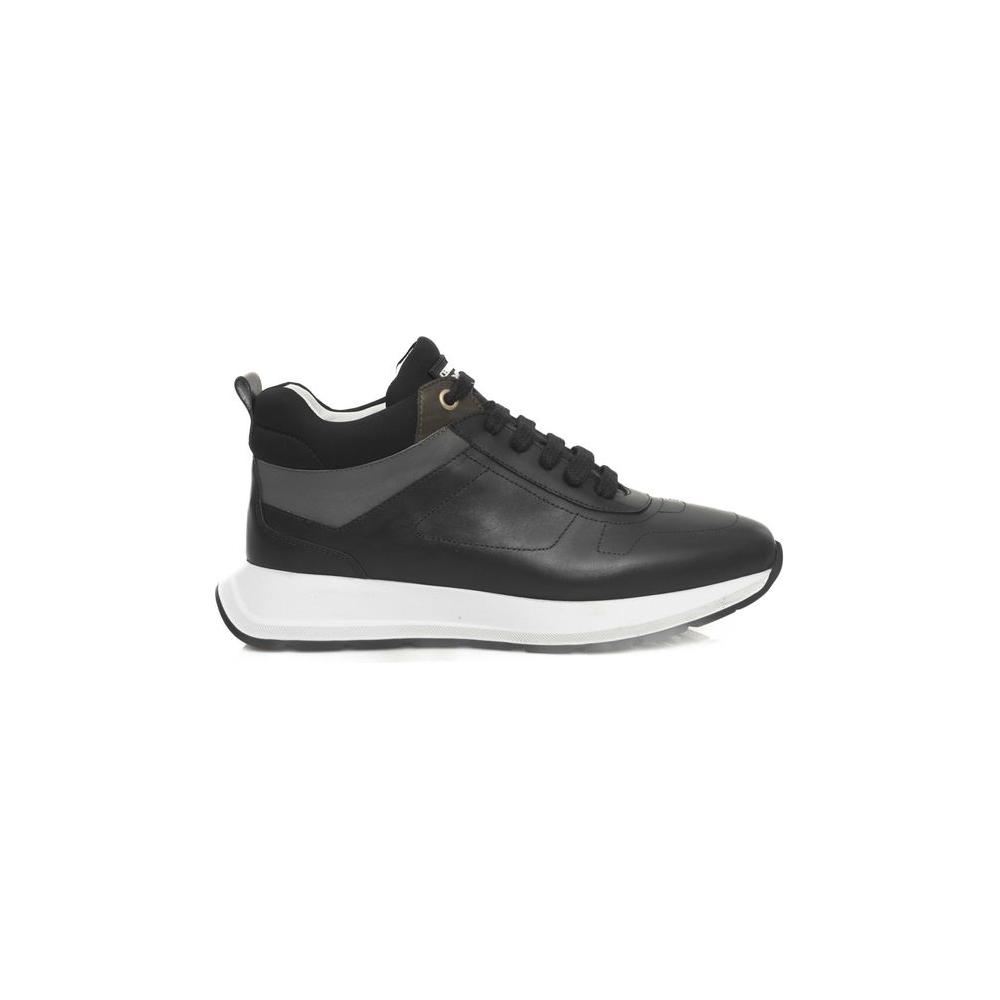 Cerruti 1881 Black Cowhide Women Sneaker CE-24519-EU36/US6