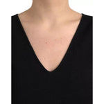 Dolce & Gabbana Black Viscose Sleeveless Bodycon Midi Dress DR281166-40