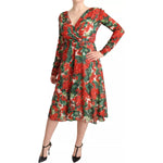 Dolce & Gabbana Multicolor Portofino-Print Shift Dress DR28281-40