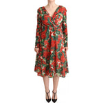 Dolce & Gabbana Multicolor Portofino-Print Shift Dress DR28281-40