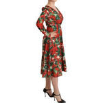 Dolce & Gabbana Multicolor Portofino-Print Shift Dress DR28281-40
