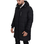 Dolce & Gabbana Black Nylon Hooded Parka Coat Winter Jacket JKT3456-46