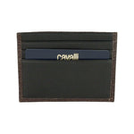 Cavalli Class Brown Calfskin Men Card Holder Cavalli Class Dark Slate Gray