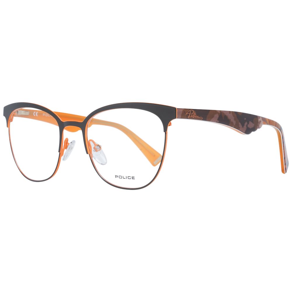 Police Brown Plastic Glasses (Frames) 1728,67345776800,Accessories,Brown,Glasses (Frames) - Glasses and Sunglasses - Accessories,Glasses and Sunglasses - Accessories,New with tags,Police,Women