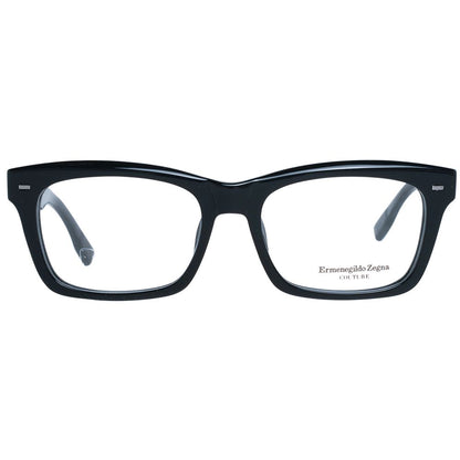 Ermenegildo Zegna Black Plastic Glasses (Frames)
